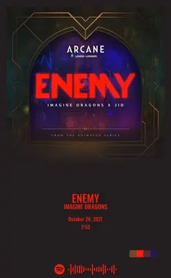 Imagine Dragons - Enemy with JID from the series Arcane League of Legends.jpg